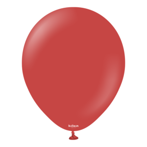 12" Standard Deep Red Latex Balloons